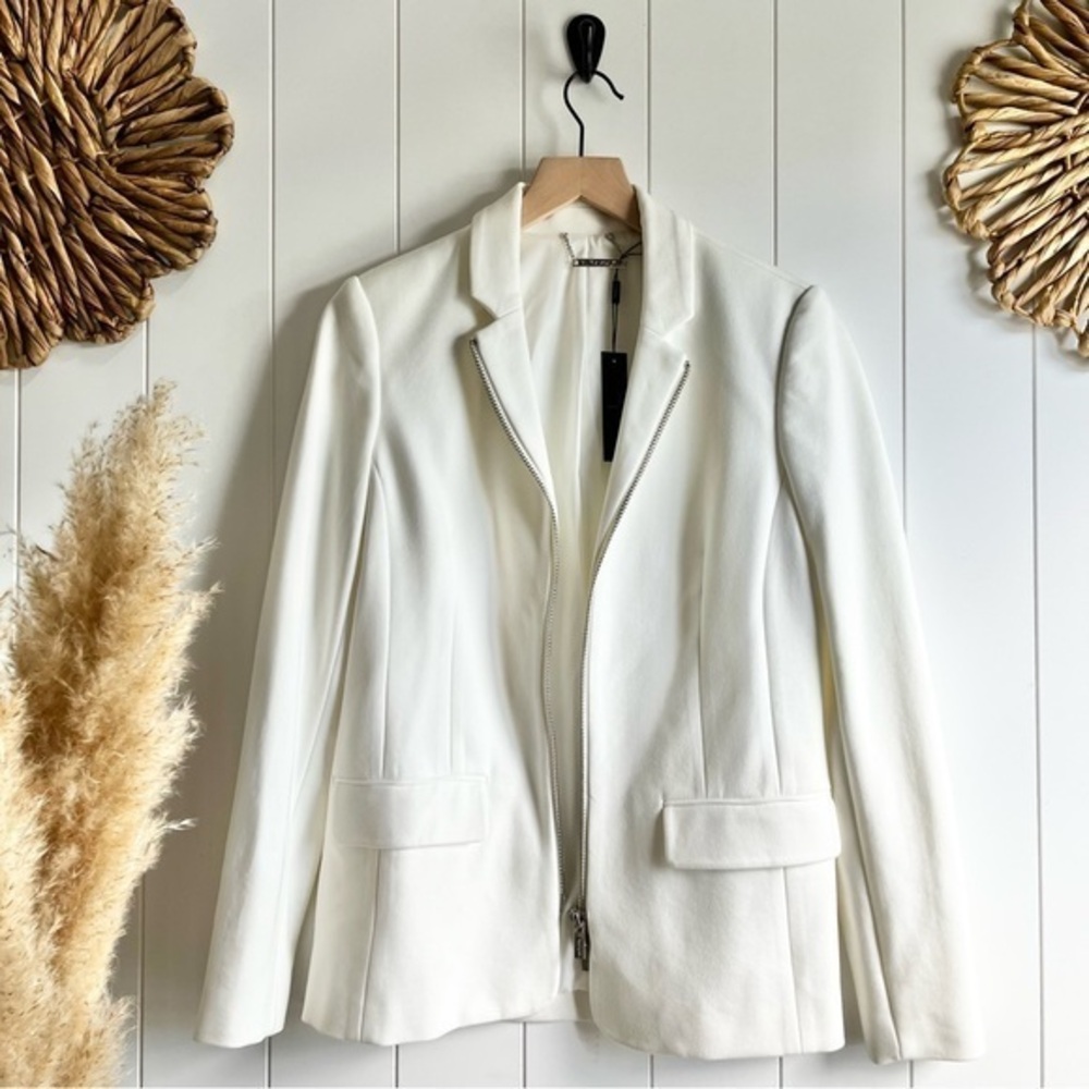 NWT Tahari blazer ivory jacket size 4